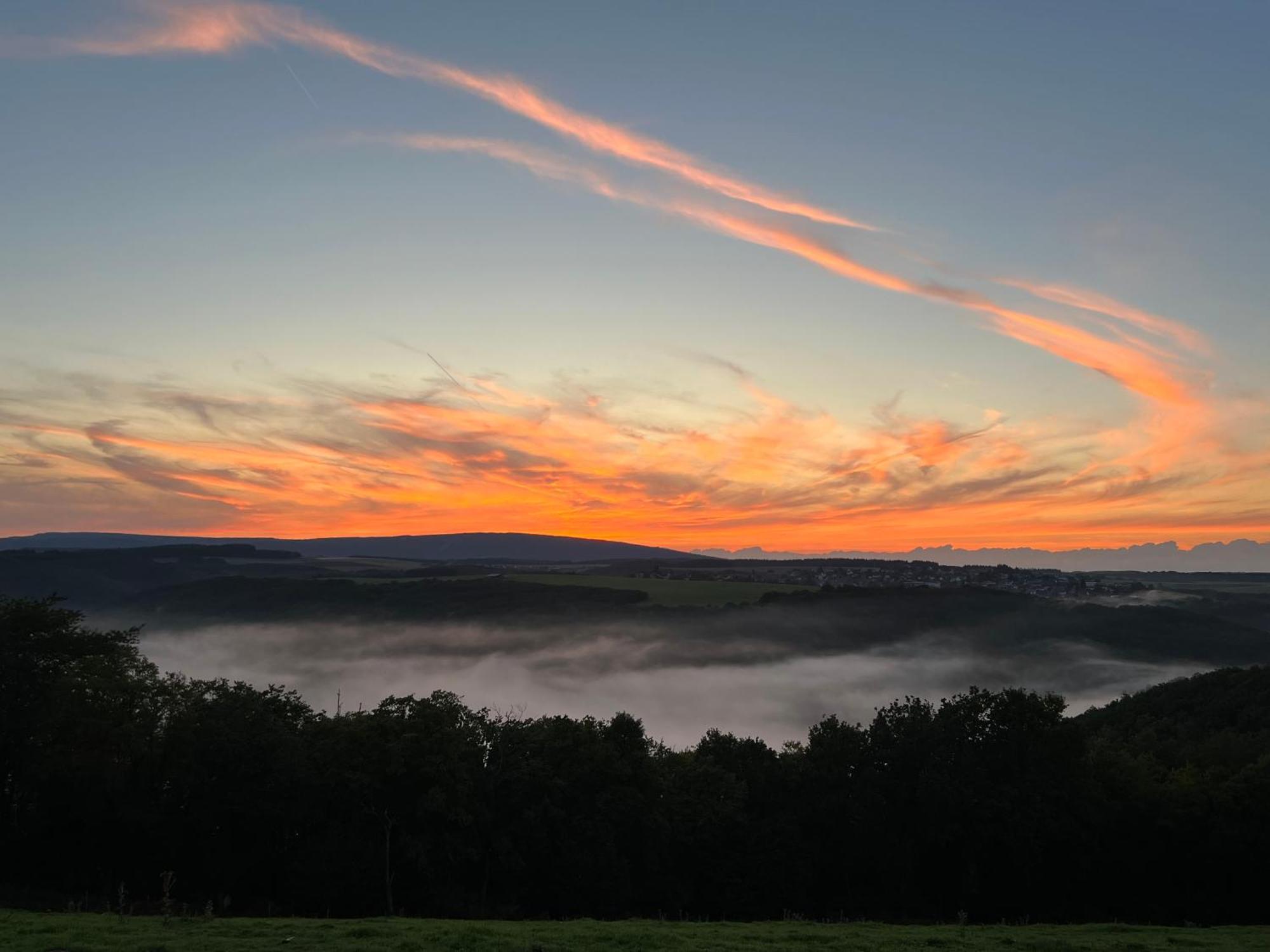 Hunsrueck Valley View Apartment With Cedar Sauna Bruschied エクステリア 写真