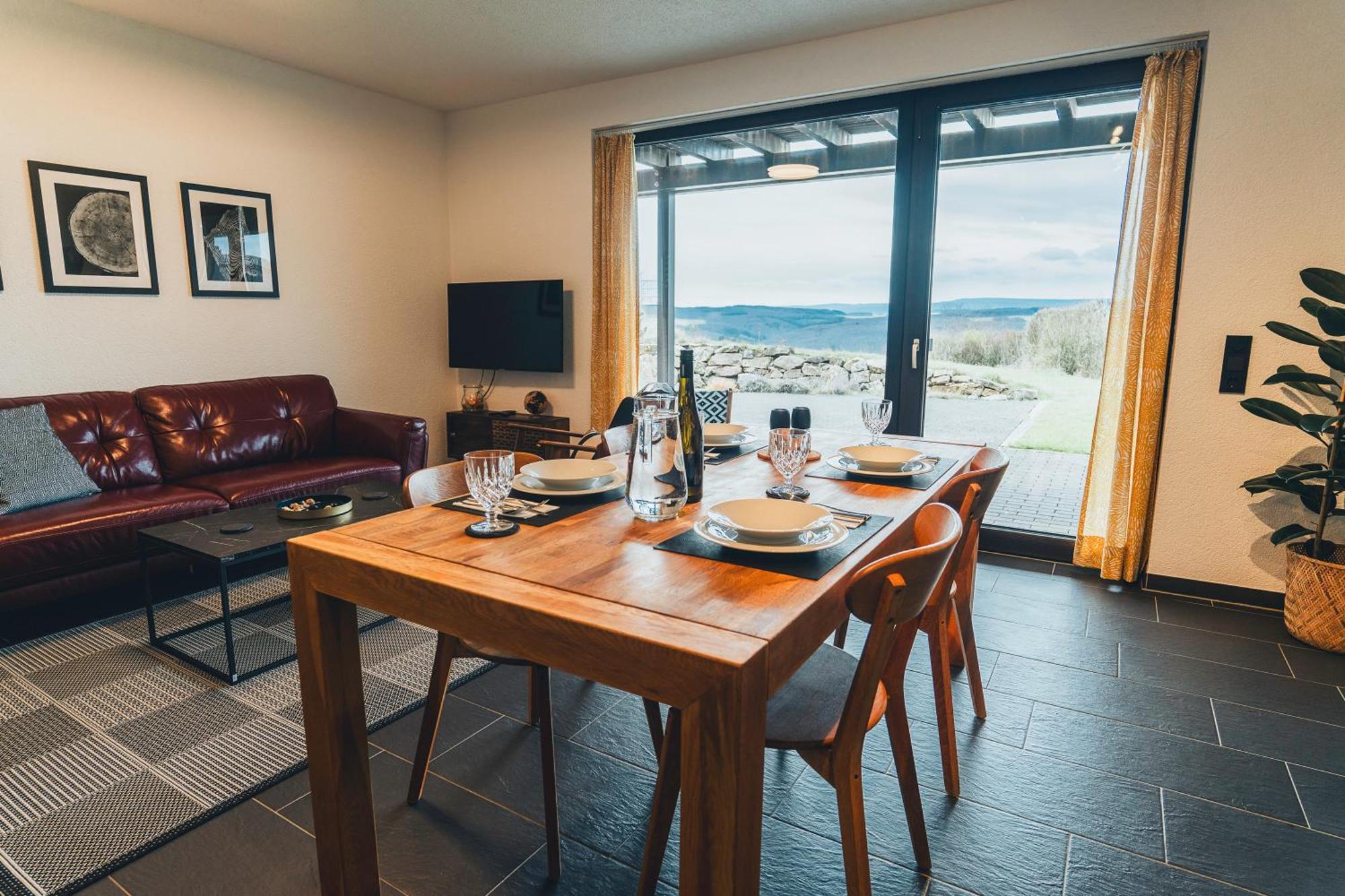 Hunsrueck Valley View Apartment With Cedar Sauna Bruschied エクステリア 写真