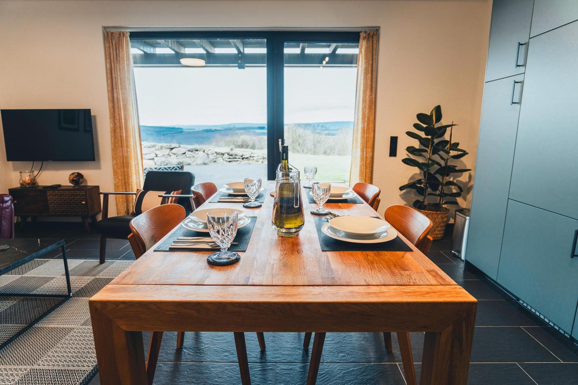 Hunsrueck Valley View Apartment With Cedar Sauna Bruschied エクステリア 写真